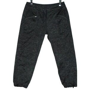 Active Life Crop Leggings Womens Size Small Heather Charcoal Black workout pants